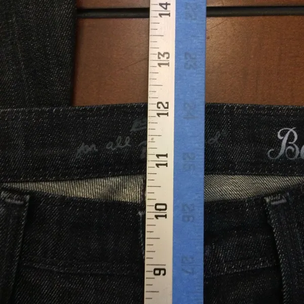 Seven for all Mankind 7fam bell bottom dark wash jeans 28 - Image 2