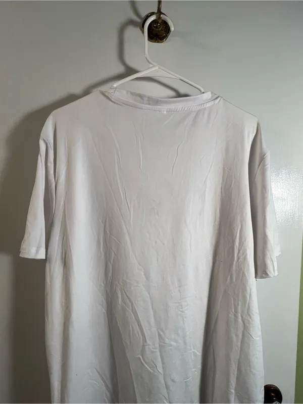 Women’s Size XL T-Shirt White Brown Let’s Go Girls Cowboy Boots Short Sleeve - Image 7
