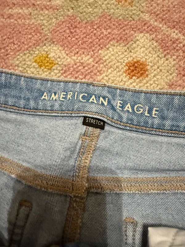 American Eagle Stretch Mom Straight Jeans  - Image 3