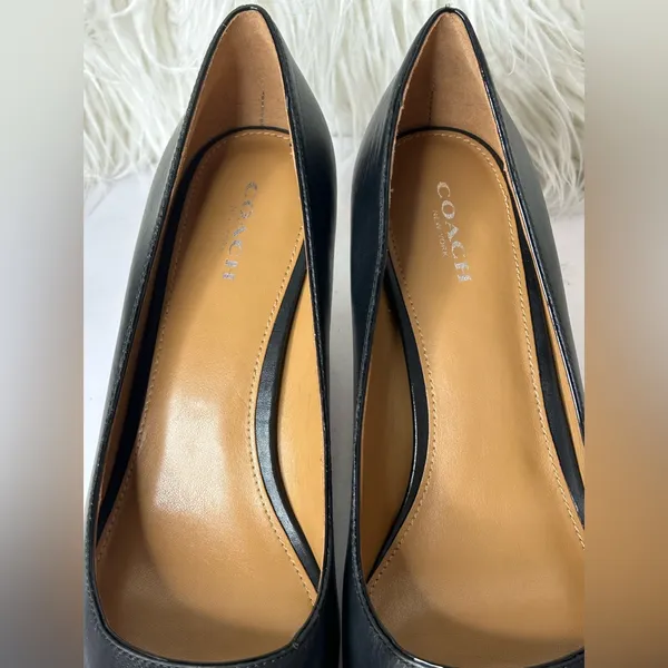 Coach Delilah Peep Toe Heel Size 8B. - Image 7