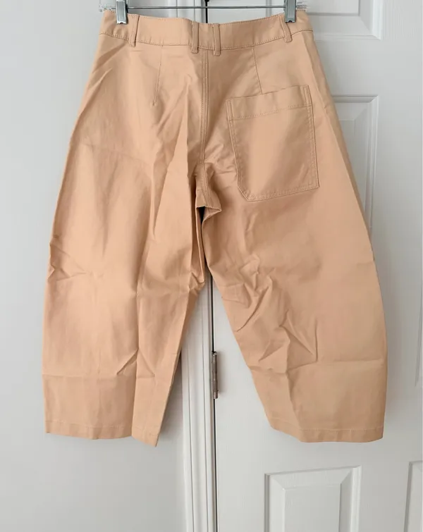 Anthropologie Maeve Curved Cropped Chino Pants, Size 2P - Image 9