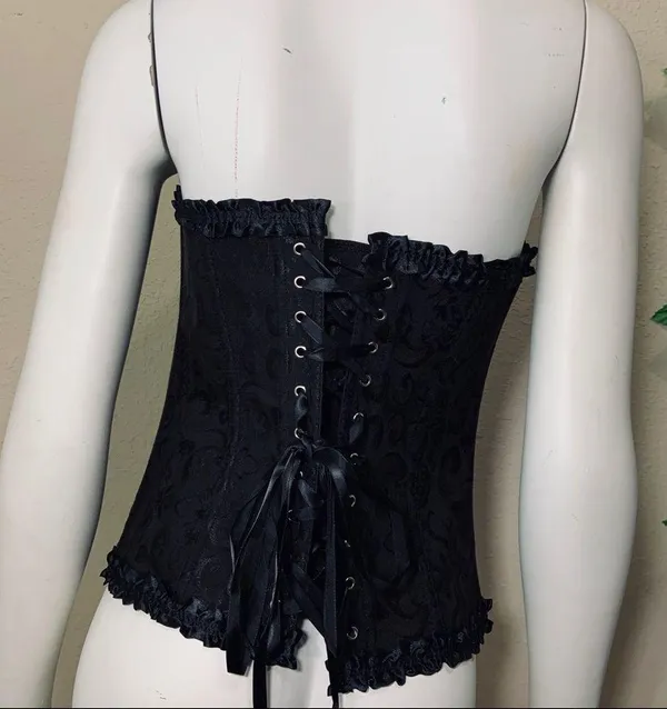 Corset Black Zipper Festival Cosplay New - Image 8