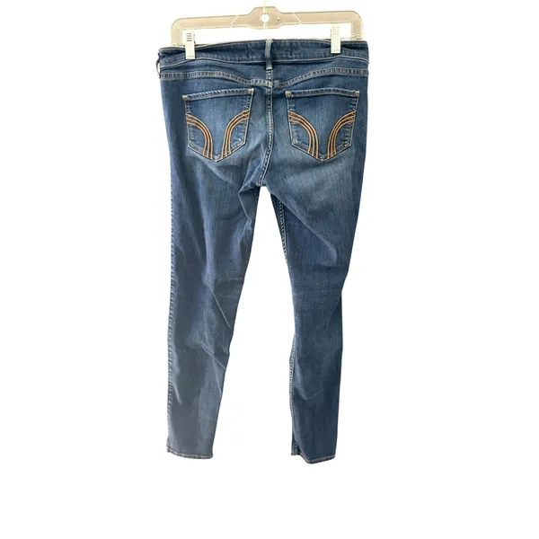Hollister Y2k‎ Skinny Jeans Womens 9R W29 Medium Wash Low Rise Stretch Denim - Image 3