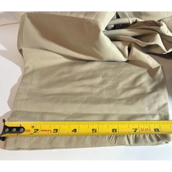 Beige Scrub Work Pants L Blood Resistant Latex Free 30" Inseam Pockets New - Image 14