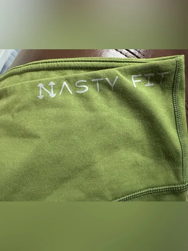 Nasty Fit high rise Gym Workout leggings size XS green - Image 10