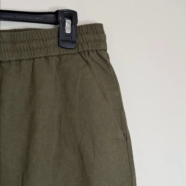 J.Crew Factory Linen Blend Utility Jogger Pants/Chinos Drawstring Waistband 12 - Image 7
