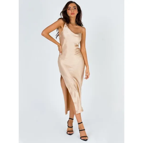 Princess Polly ✨ZAMORA MIDI DRESS CHAMPAGNE✨ - Image 2
