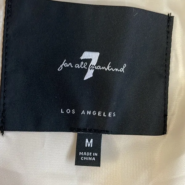 7 For All Mankind Ivory Sherpa
Boucle Jacket - Image 7