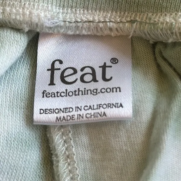 Feat Blanket Blend Fuzzy Matcha Green & White Tie Dye Shorts size S - Image 8