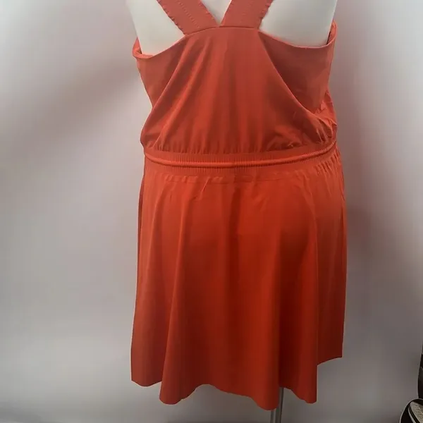 Athleta orange savanna strap athletic dress XL - Image 9