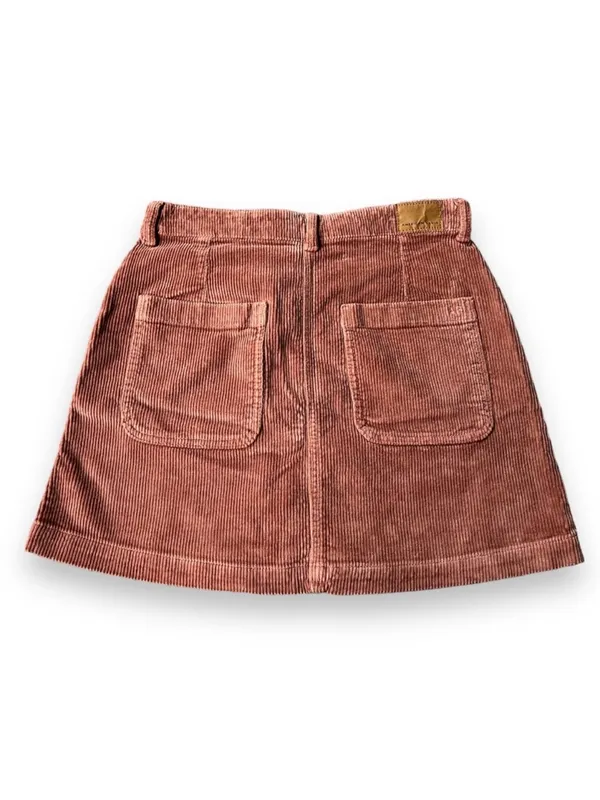 American Eagle Zipper Corduroy Super Hi-Rise A-line Skirt, NWT mauve 6 /28 - Image 7