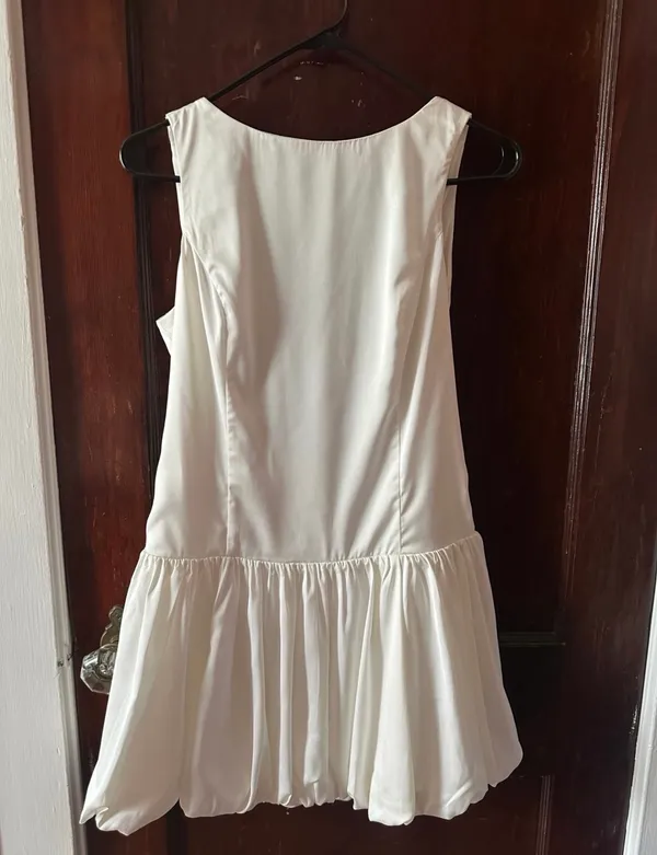 Abercrombie High Neck Bubble Hem Mini Dress - Image 2
