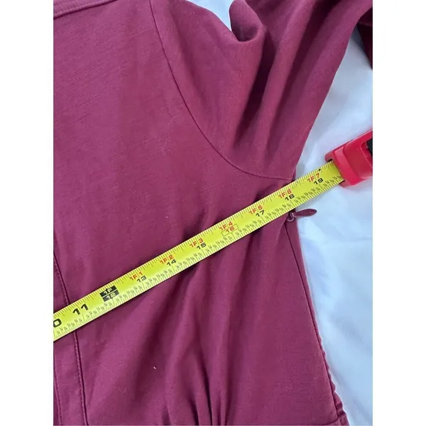 NWT ANTHROPOLOGIE Pilcro Crimson VNeck Seamed Mini Dress sz 8 - Image 5
