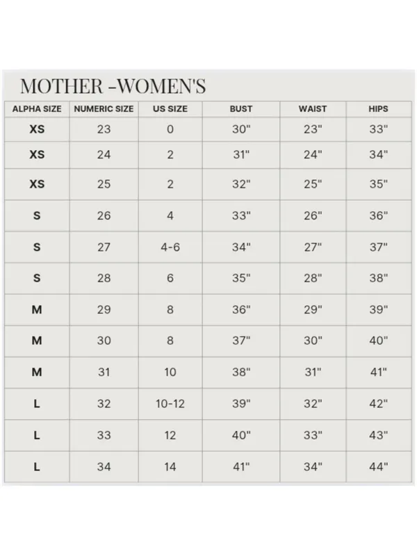MOTHER Mid-Rise Rider Hover Jean in Swing and a Miss Size 24 - Image 13