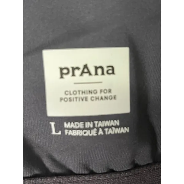 prAna Pearl Isla Dress Deep Pine Spots Ruched Stretch Casual Travel Dress L New - Image 6