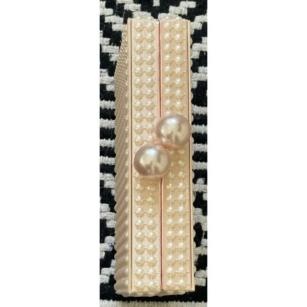 MAC Cosmetics Pearl Embellished Clutch - Image 8