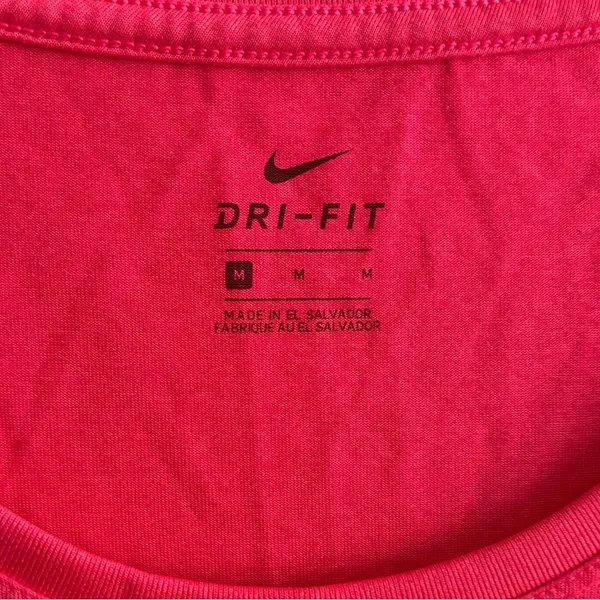 Nike Neon Pink Dry Fit Short Sleeve Tee M - Image 5