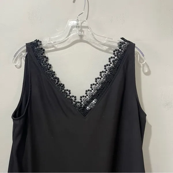 NEW Leith Women’s Black Sleeveless Little Black Shift Dress Size Large‎ MSRP $69 - Image 5