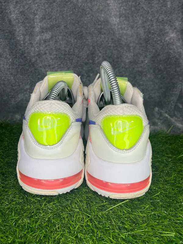 Nike Air Max White Multi-Color Sneakers Women’s US 6 - Image 4