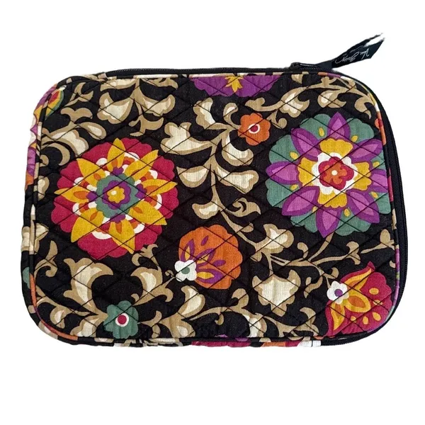 Vera Bradley Rhythm and Blues Quilted Tablet Sleeve Case Floral Purple - Image 2