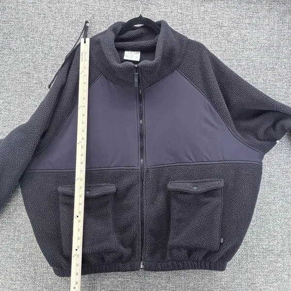 Blogilates Sherpa Fleece‎ Jacket Black 1X - Image 8