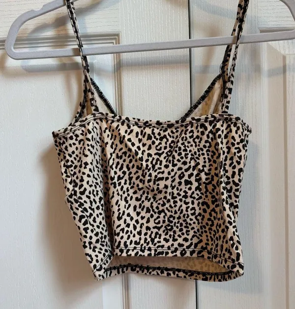Animal print crop top - Image 2