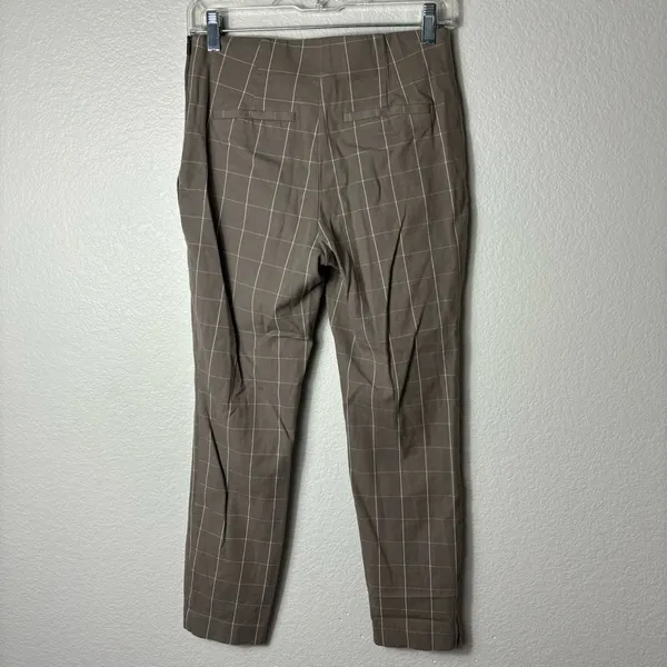 Women’s a new day Grey/Brown Plaid Dress Skinny Dress Pants size 4 - Image 6