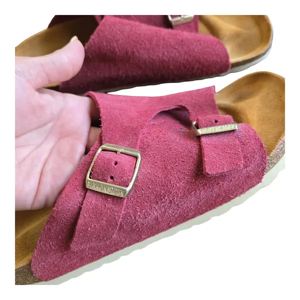 Birkenstock Zurich Suede Sandals Size: 41 - Image 5