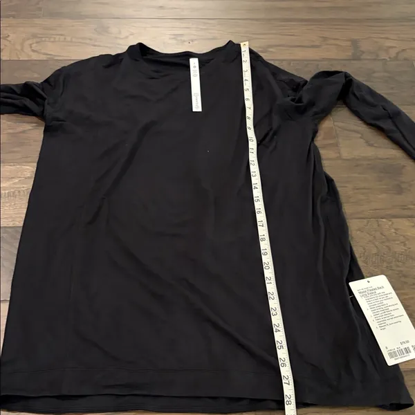 New with Tags Lululemon Modal Pleated Back Long Sleeve Top Sz 8 - Image 7
