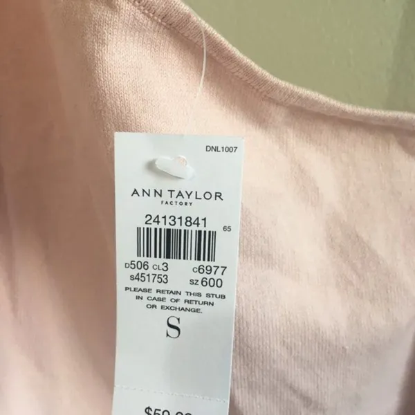NWT Ann‎ Taylor small off the shoulder rose top - Image 3