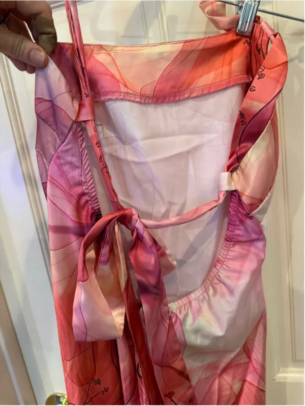 Women's Hello Molly One Shoulder Floral Dress Size 4 Pink Purple - Image 12