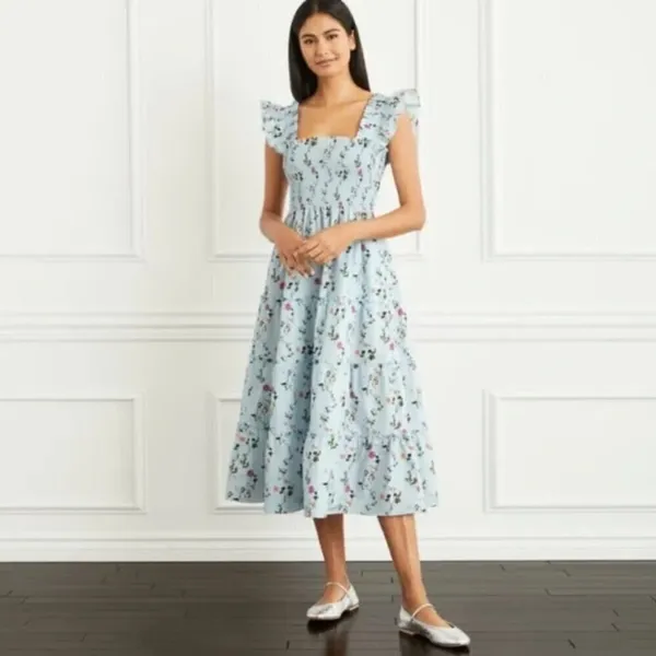 💕HILL HOUSE HOME💕 The Ellie Nap Dress ~ Pond Floral Print XS - Image 10