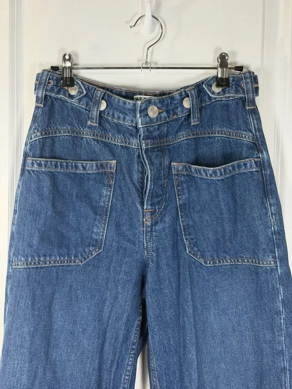 We The Free High-Rise Wide-Leg Utility Jeans - Image 3