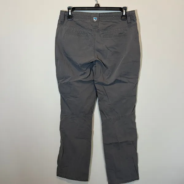 KUHL‎ Women's Charcoal Gray Hiking Pants Articulated Knee Size 4 Short - Image 6