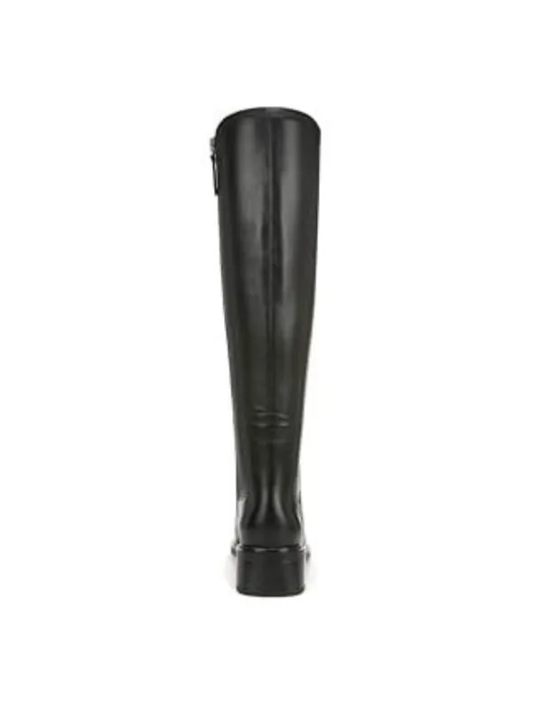 Franco Sarto NIB Giselle Wide Calf Flat Tall Boot Black Stretch Leather 6.5 M - Image 2