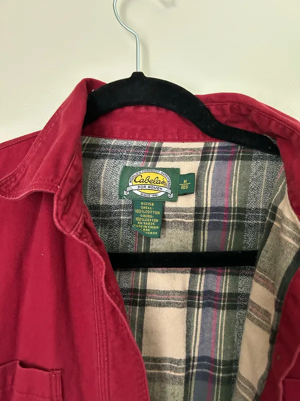 Cabela’s lined button down shirt  - Image 2
