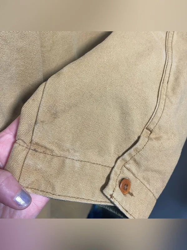 L.L. Bean Vintage Field Coat Chore Jacket Canvas button down - Image 8