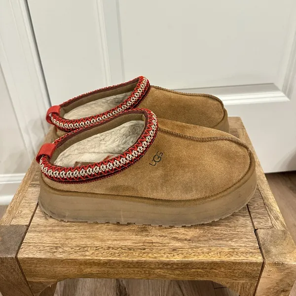 UGG Tazz Platform Slipper (Women) in Chestnut US 8 - Image 6