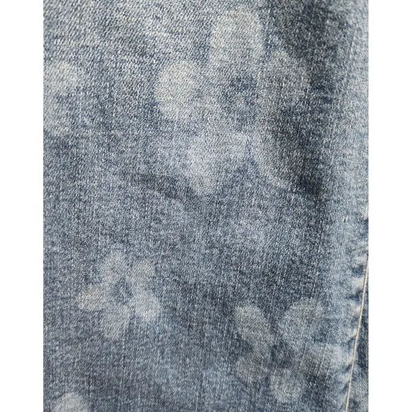 American Eagle Outfitters Low Rise Flare Jeans Floral Print Stretch Size Large‎ - Image 2
