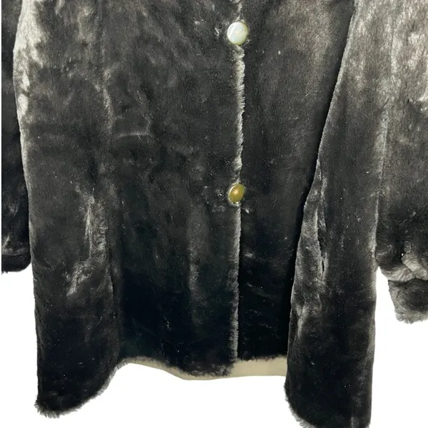 J. Percy for Marvin Richards Reversible‎ Faux Fur Coat - Image 3