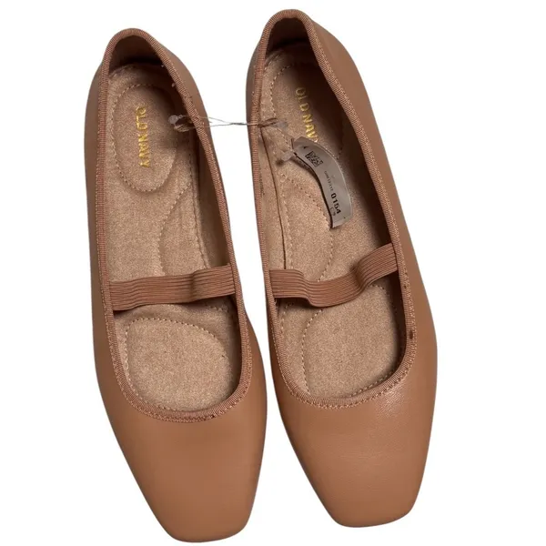 Old Navy Low Heel Flat Ballet Flats Size 10 New With Tag - Image 5