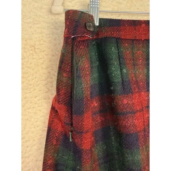 Brooks Brothers Skirt Womens 12 Pleat Plaid A-Line Academia Work Preppy Luxury - Image 5