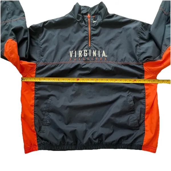 Vintage 90s Reebok Virginia Cavaliers Jacket Mens XL UVA NCAA Half Zip Pullover - Image 7