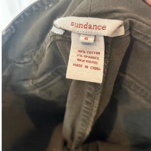 Sundance Olive Green Pants Size 6‎ - Image 7