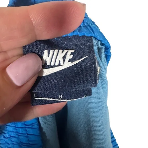 Nike Blue & Black Athletic Running Casual Shorts Women Sz L - Image 9