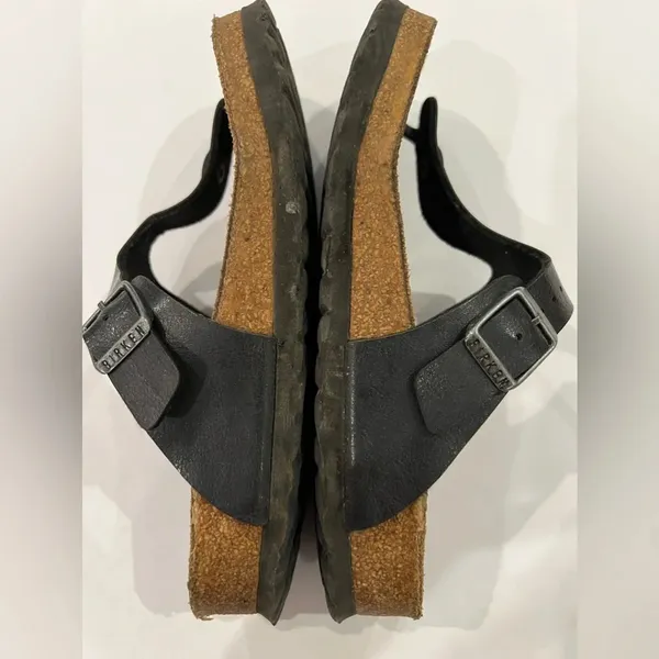 Birkenstock Gizeh Birko Flor Sandals Black Licorice Women’s US 5-5.5 36 - Image 4