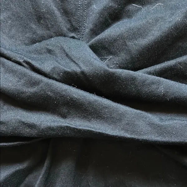 Banana Republic Black Sleeveless Tie Front T-Shirt - Image 3
