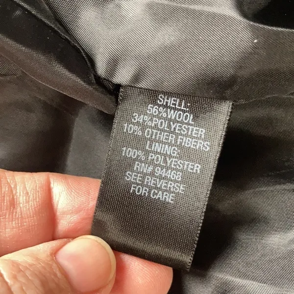 Croft & Barrow NWT wool blend coat size large - Image 4