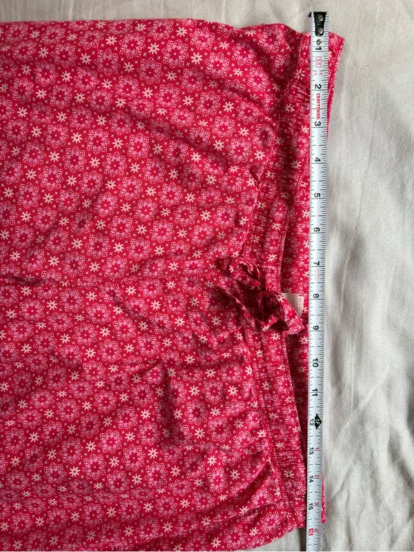 Victoria’s Secret Snowflake Holiday Cotton Pajama Set Large Christmas - Image 6