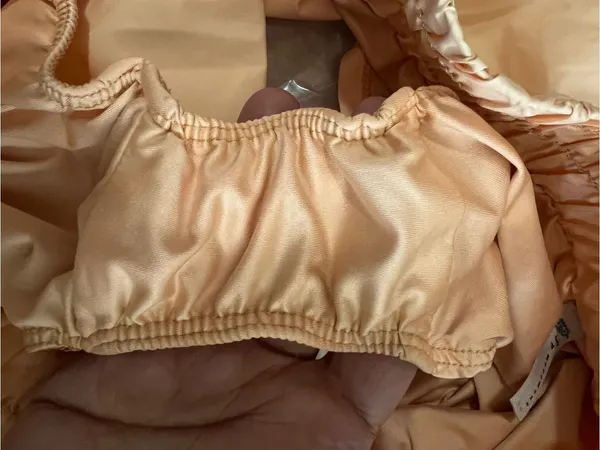 Free People Movement Get Your Flirt On Peach Built-In Liner Running Shorts - Image 6